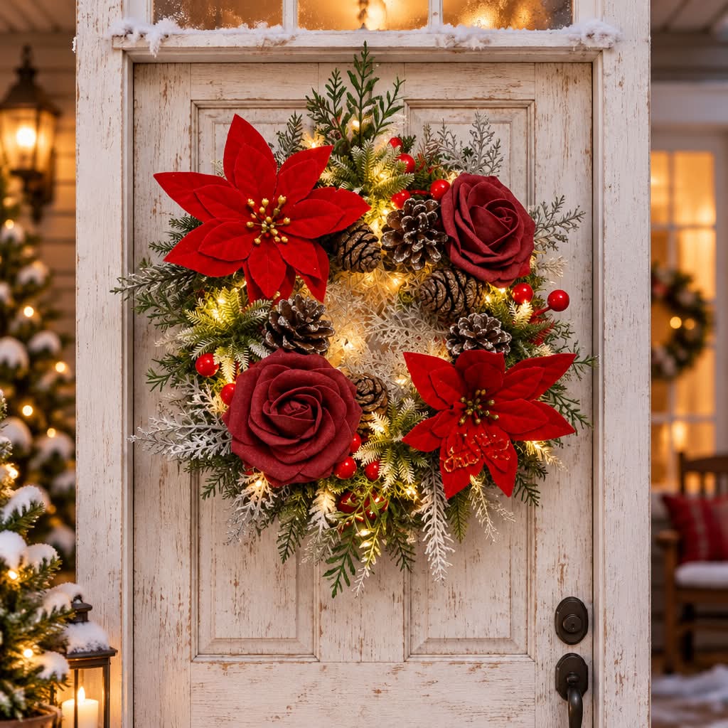 couronne de Noel