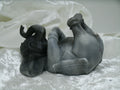 elephant on its back