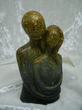 Embracing couple