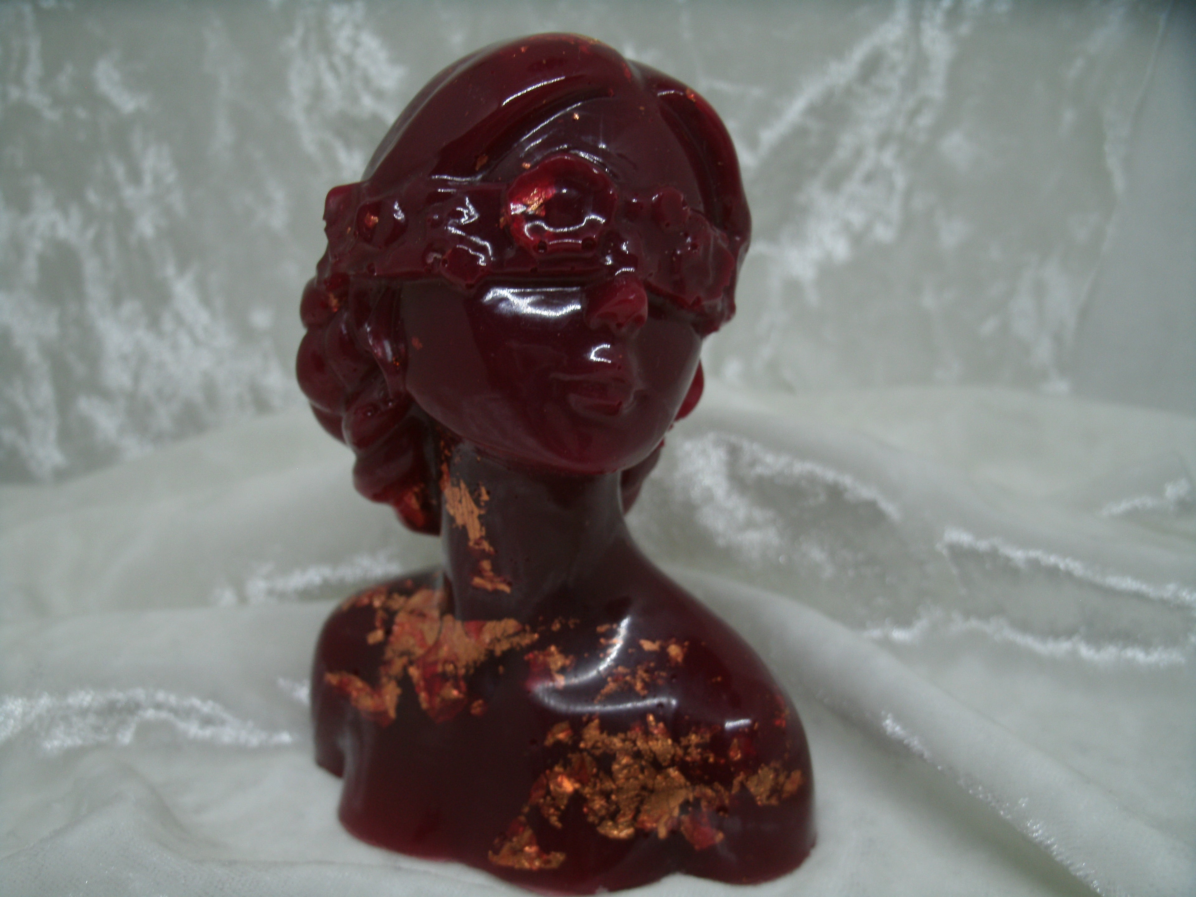 Blindfolded woman