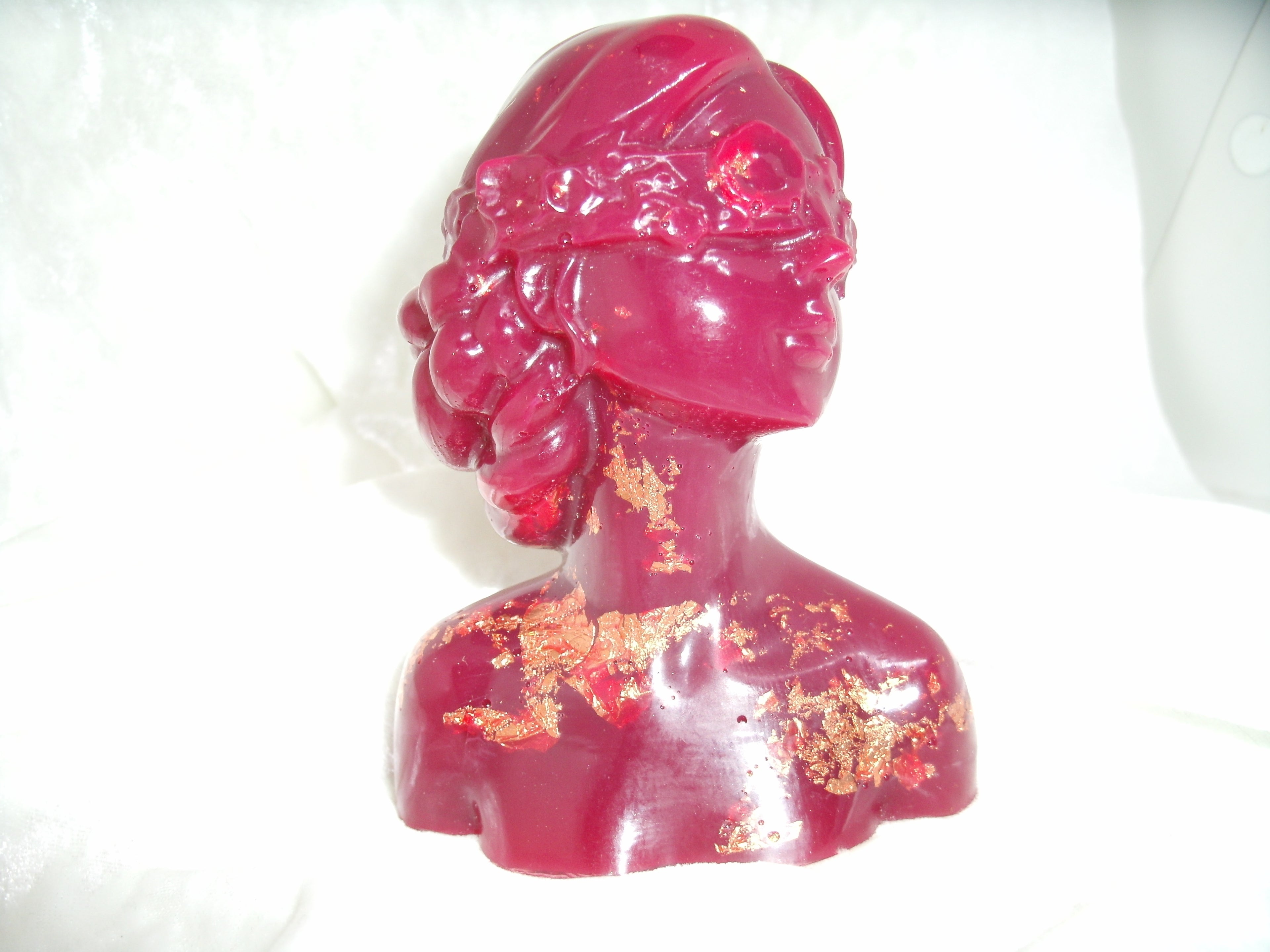 Blindfolded woman
